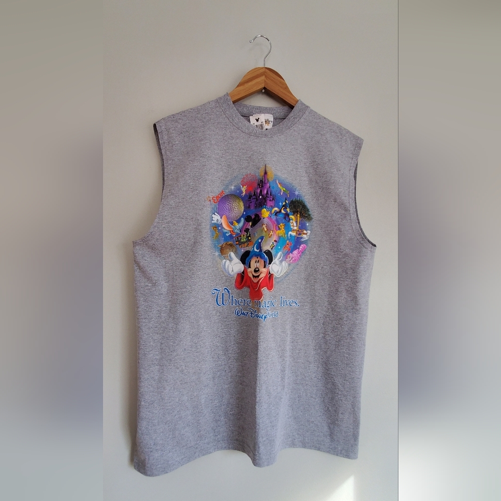 Walt Disney World 1999 Mickey Mouse Sorcerer tank top Mens Size Large